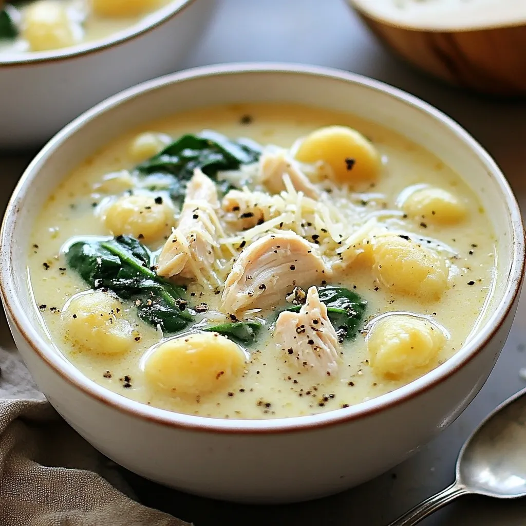 Creamy Chicken Gnocchi Soup Cozy and Comforting Meal