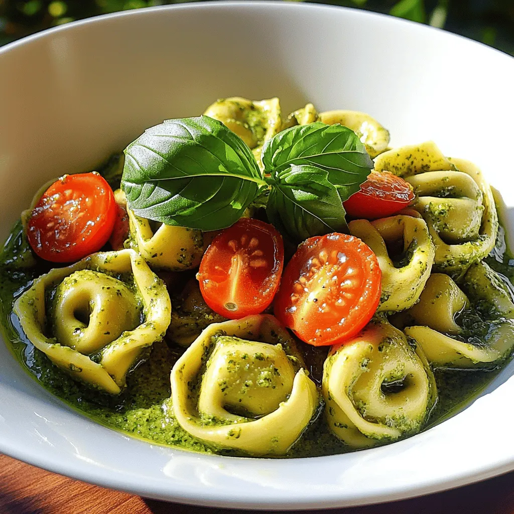 Creamy Pesto Tortellini Tasty and Simple Recipe
