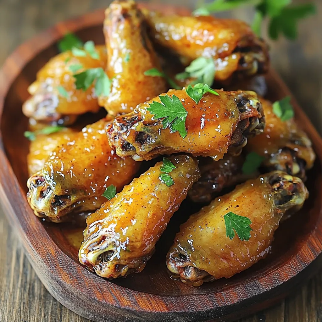 Apple Cider Glazed Crispy Wings Flavorful and Easy