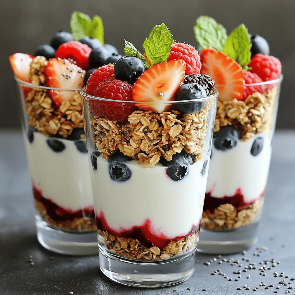 Healthy Greek Yogurt Parfaits for a Nutritious Snack