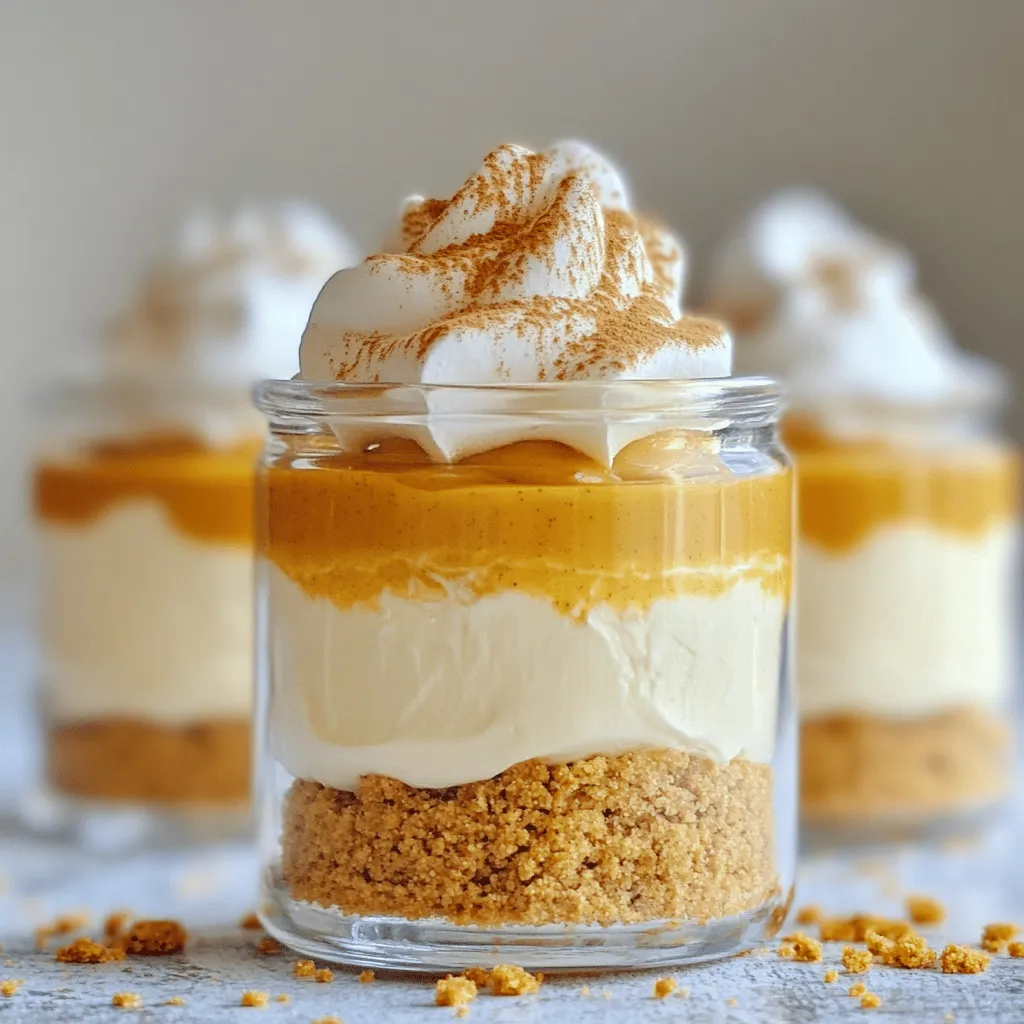 No-Bake Pumpkin Spice Cheesecake Cups Delightful Treat