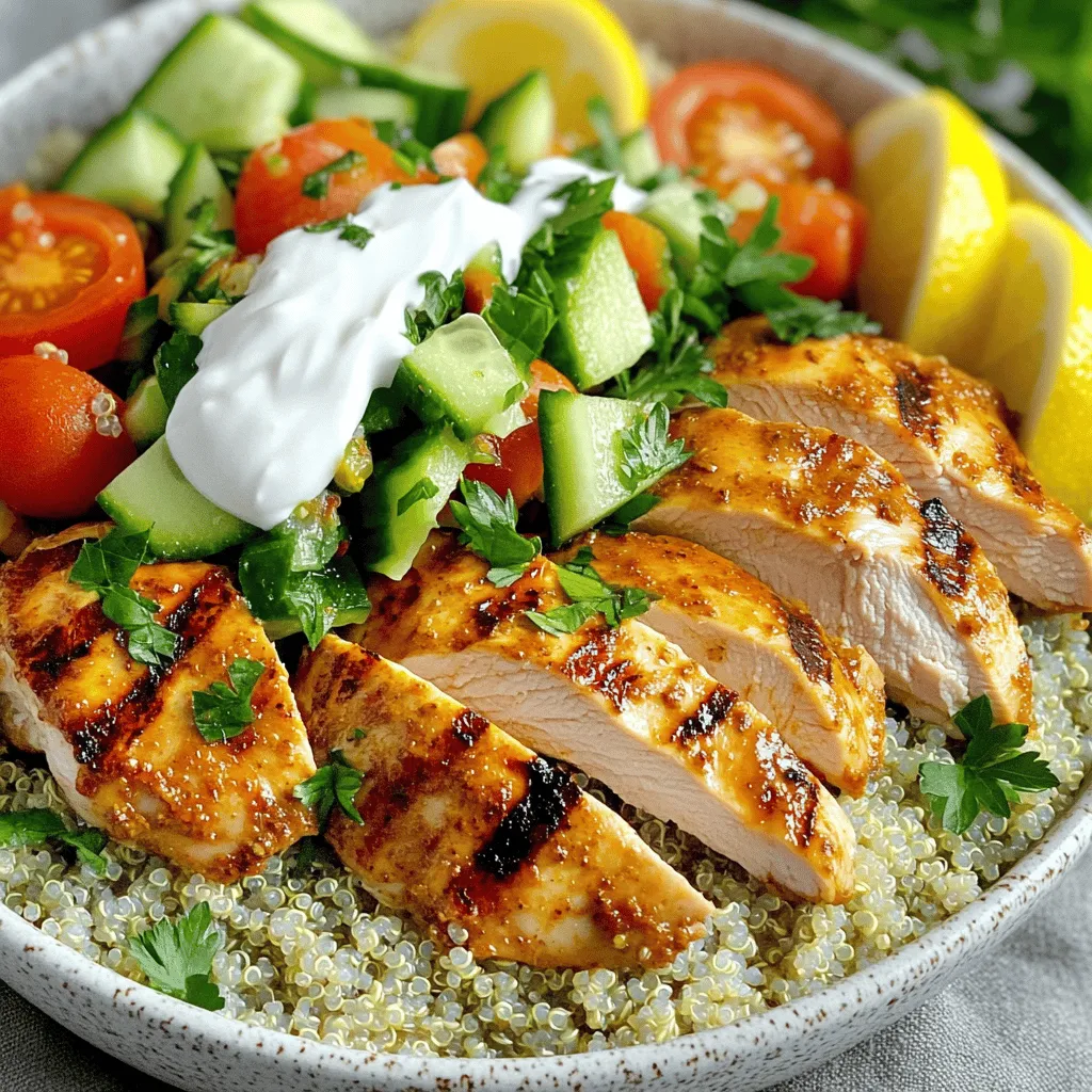 Savory Chicken Shawarma Bowls Flavorful and Filling Meal