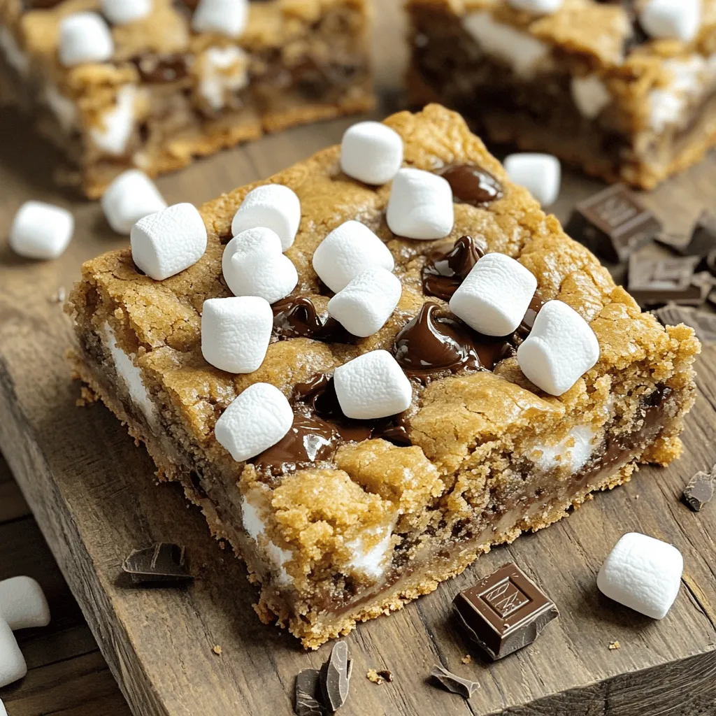 S&#8217;mores Cookie Bars Delightful and Easy Treat Recipe