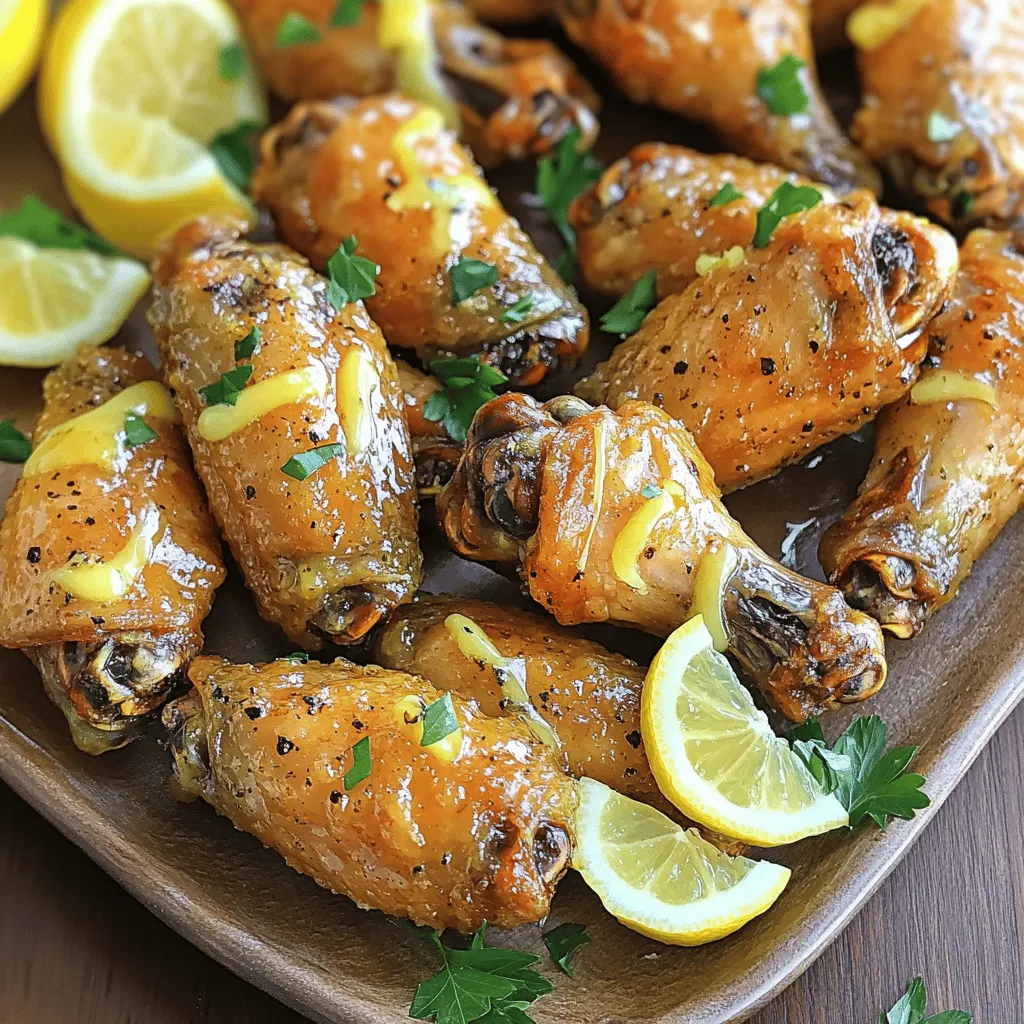 Crispy Lemon Pepper Wings Flavorful Chicken Delight