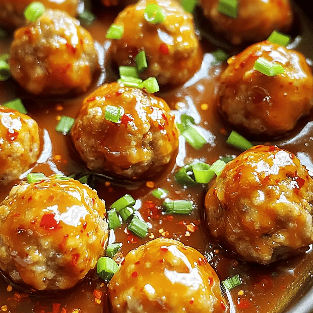 Sweet and Spicy Meatballs Flavorful Dinner Delight