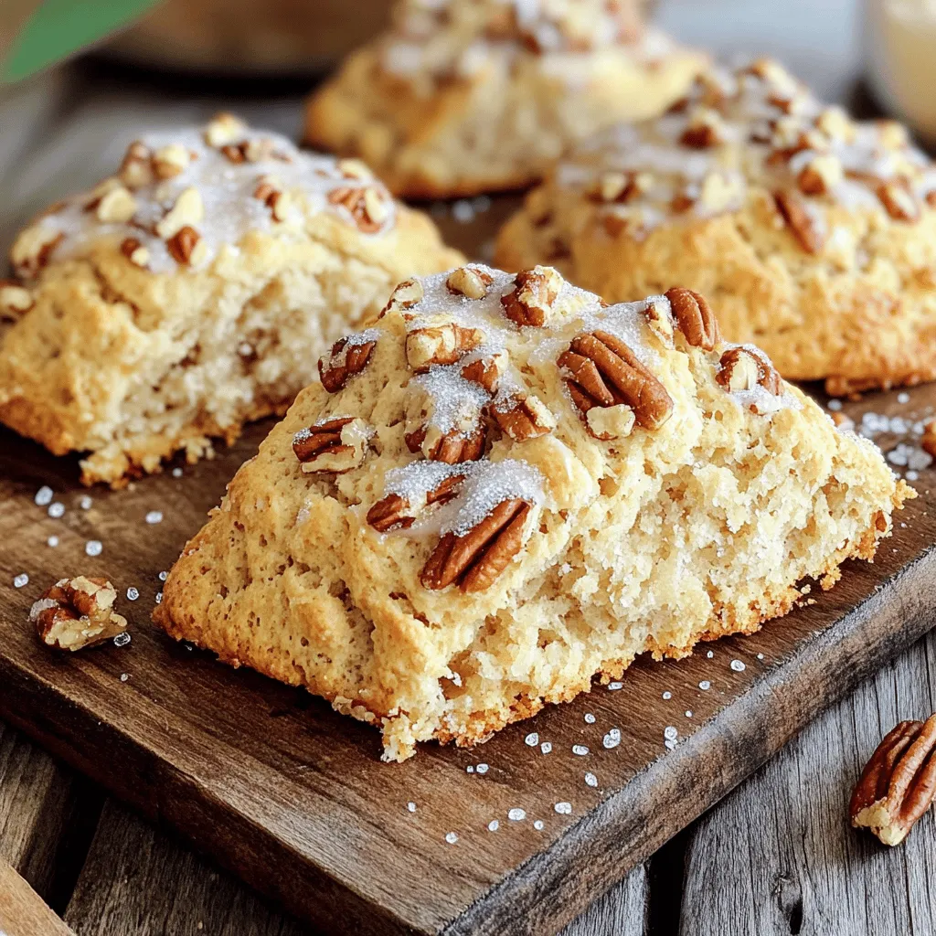 Bakery Style Brown Sugar Pecan Scones Irresistible Treat