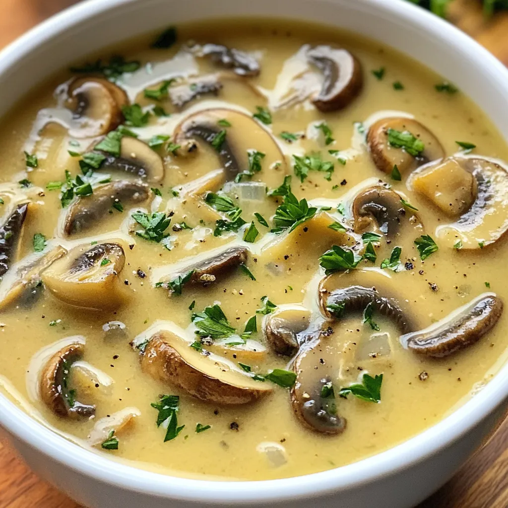 Creamy Mushroom Soup Simple and Wholesome Recipe