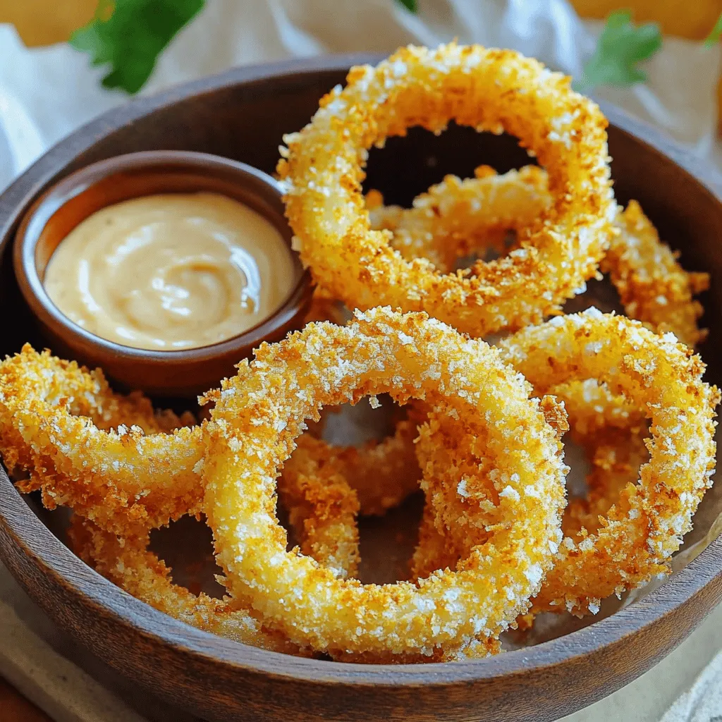 Air Fryer Onion Rings Crispy and Flavorful Snack
