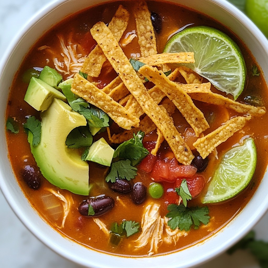 Instant Pot Chicken Tortilla Soup Flavorful Delight