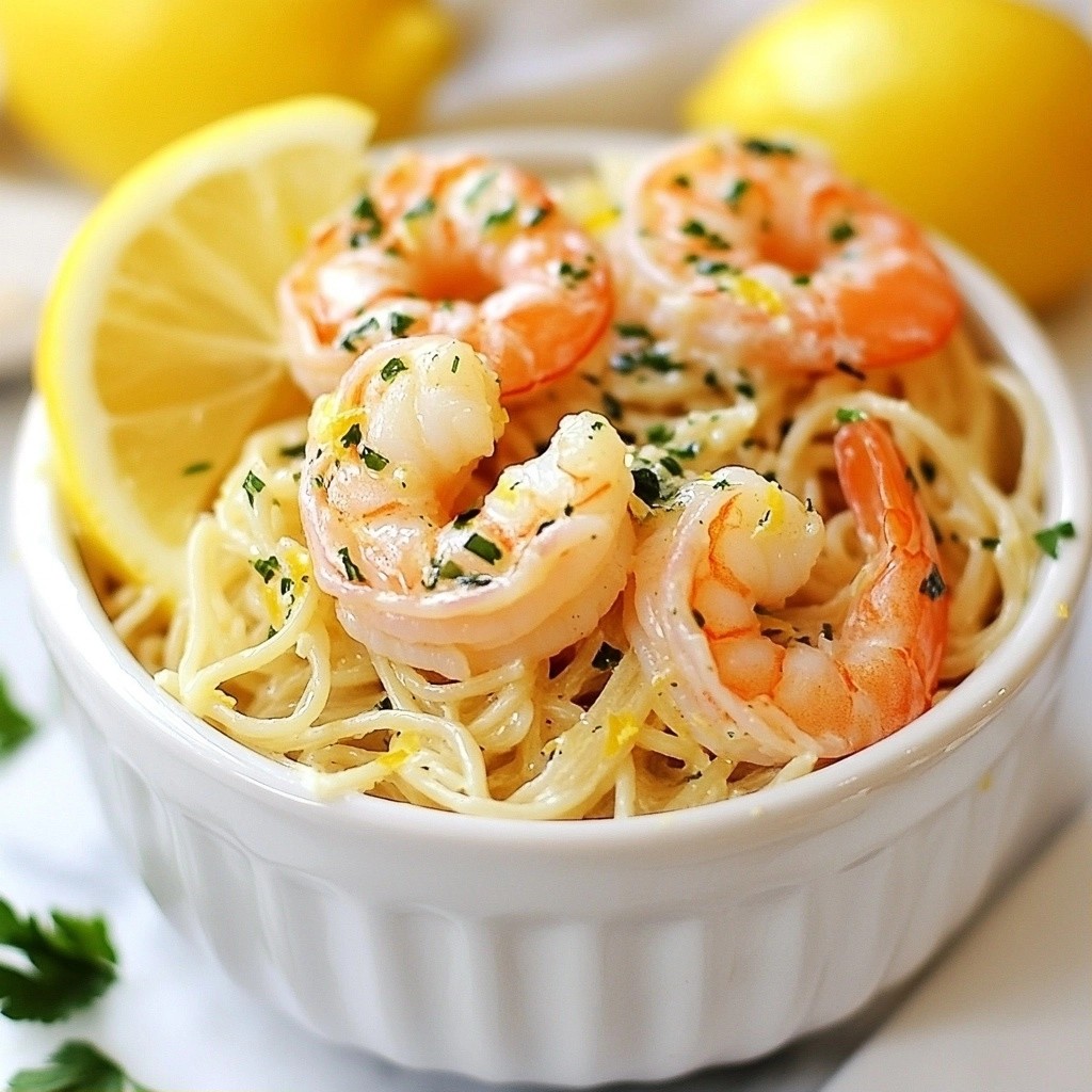 Quick Lemon Herb Shrimp Noodles Delicious and Easy Meal