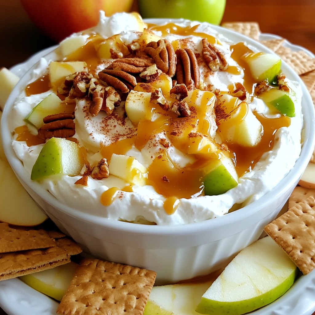 Caramel Apple Cheesecake Dip Simple and Delightful Treat