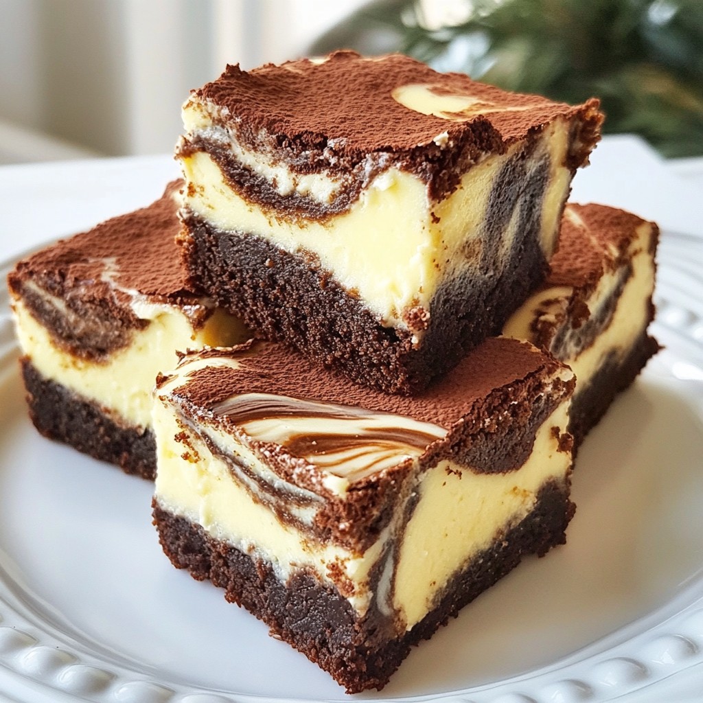 Mocha Swirl Cheesecake Brownies Irresistible Delight