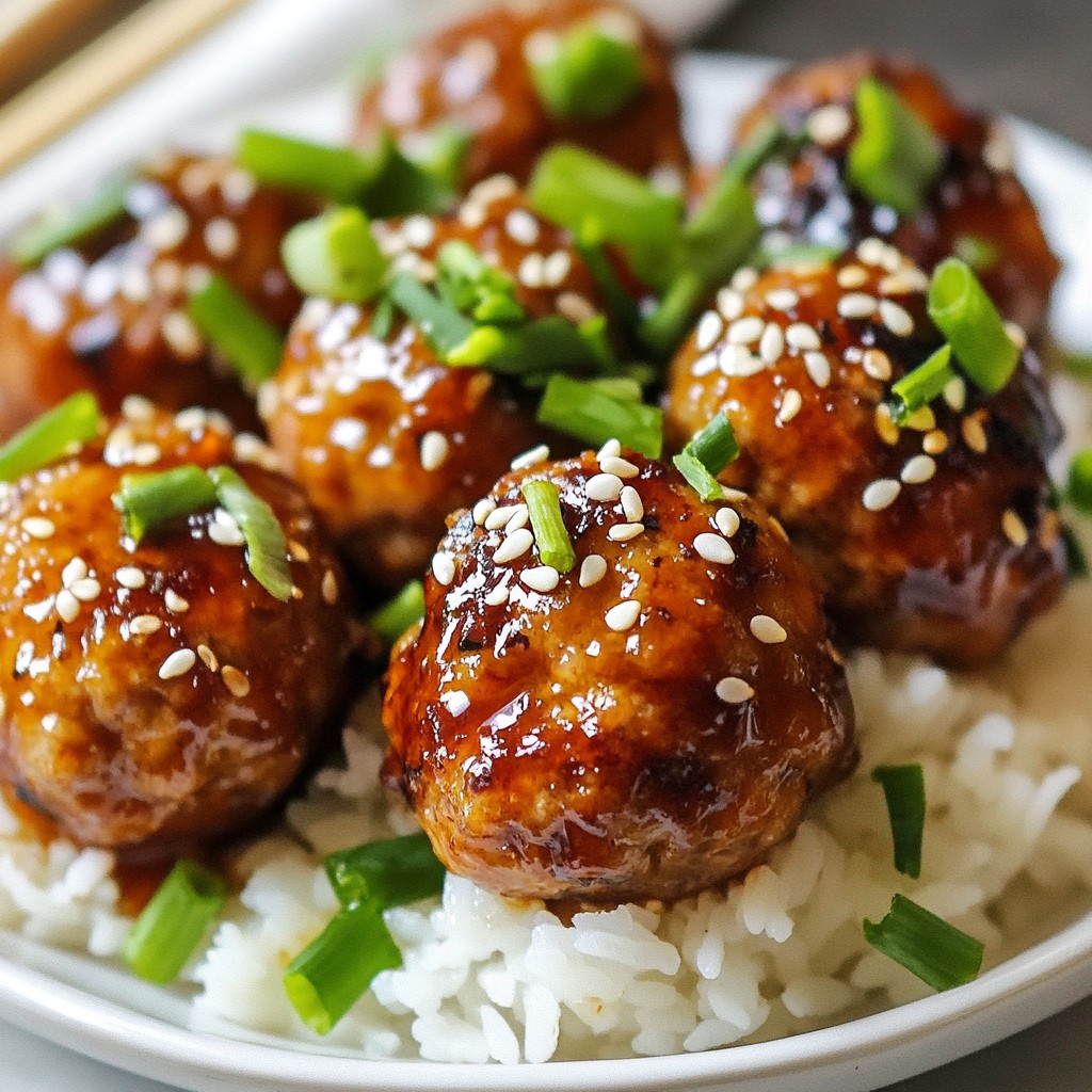 Teriyaki Turkey Meatballs Flavorful and Easy Recipe