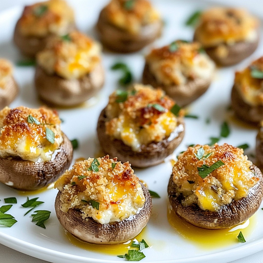 Air Fryer Stuffed Mushrooms Simple and Tasty Dish