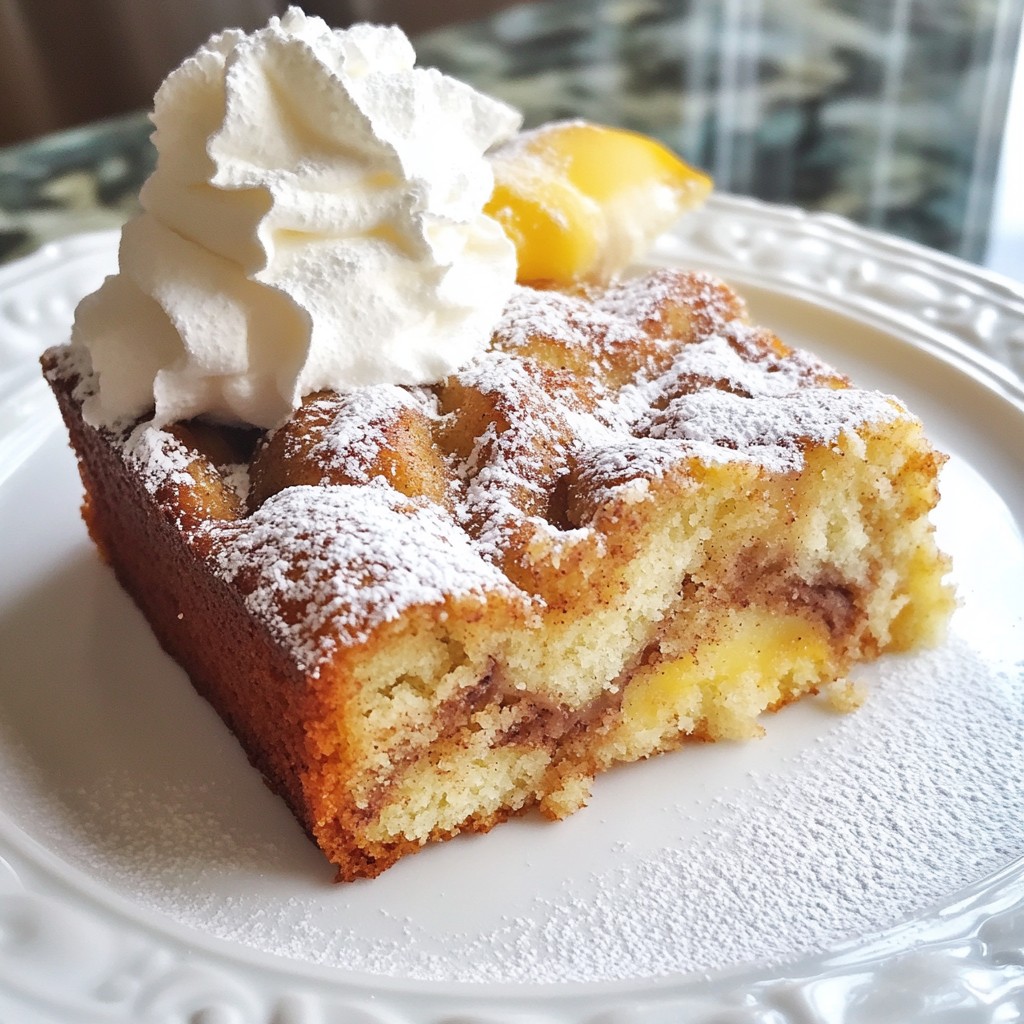 Cinnamon Swirl Banana Coffee Cake Simple and Tasty