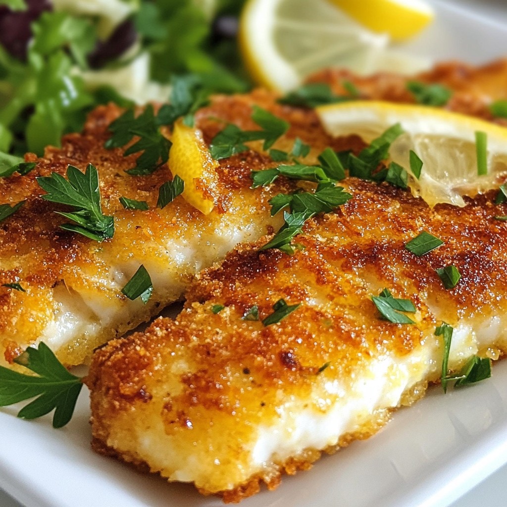 Crispy Parmesan Crusted Tilapia Easy and Tasty Dish