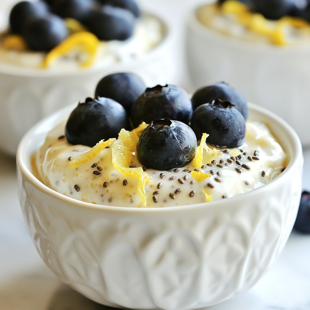 Blueberry Lemon Overnight Oats Simple and Healthy Meal