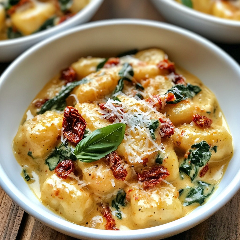 Creamy Sun-Dried Tomato Gnocchi Delightful Dinner Recipe