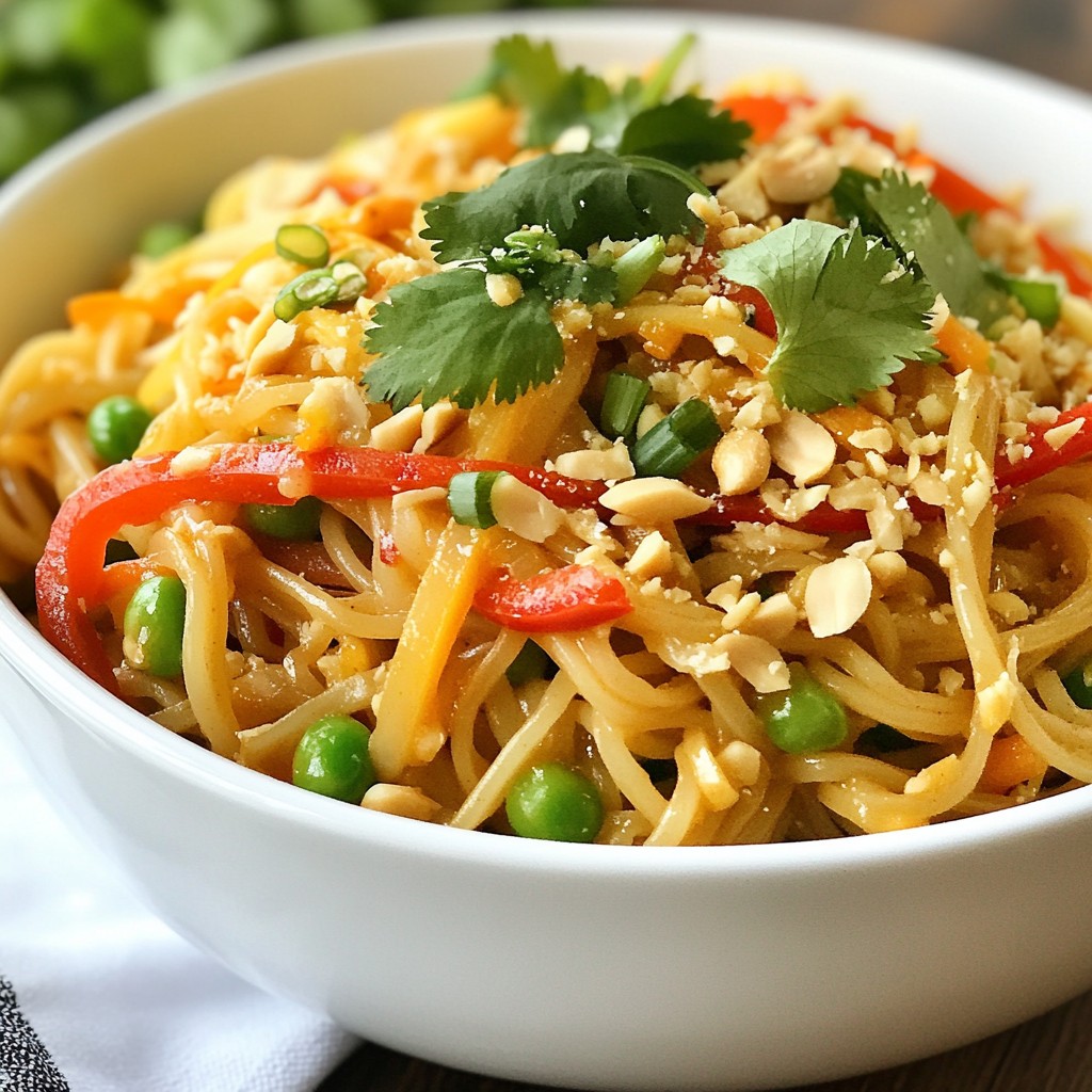 Spicy Thai Peanut Noodles Flavorful and Easy Recipe