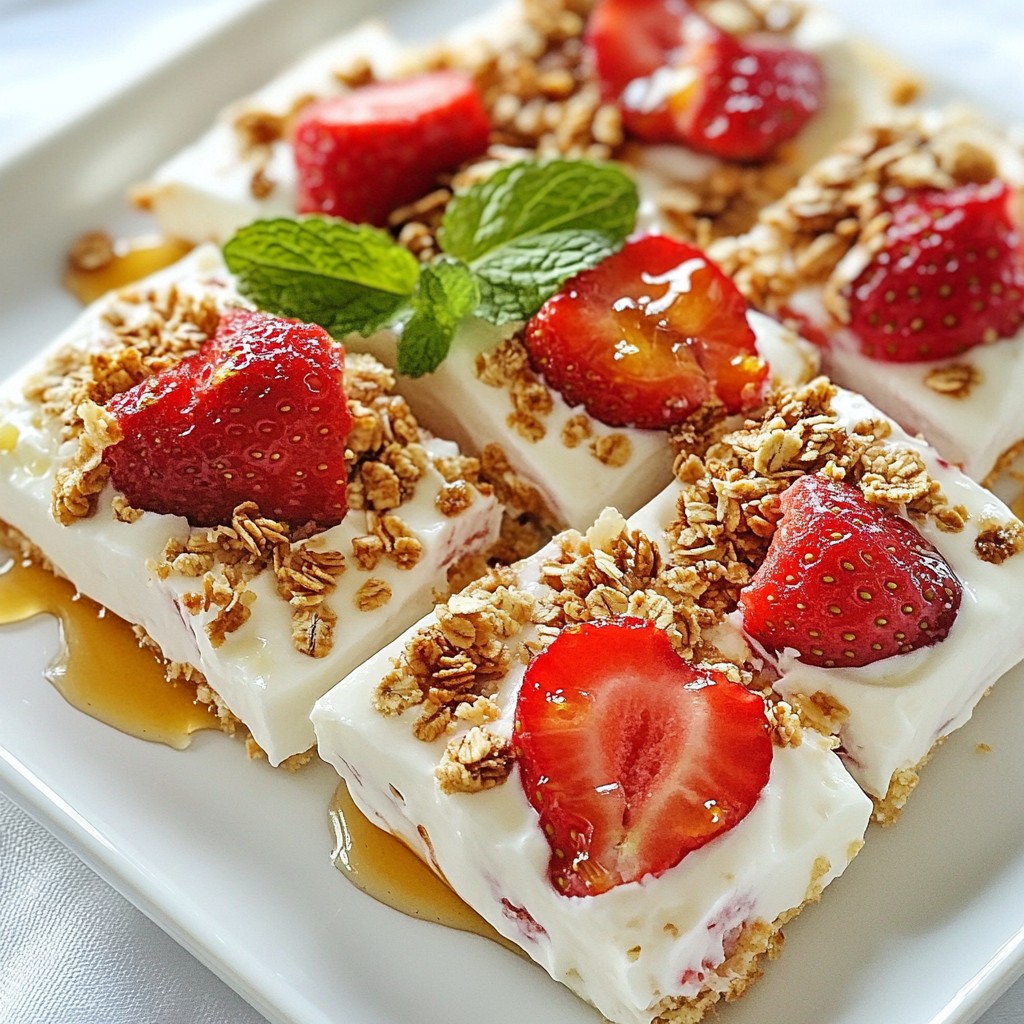 Strawberry Yogurt Bark Delightful Frozen Treat Recipe