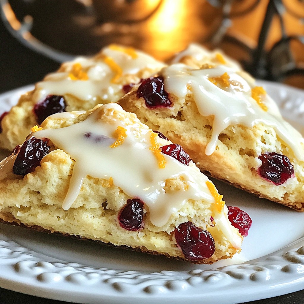 Cranberry Orange Scones Irresistible Breakfast Treat
