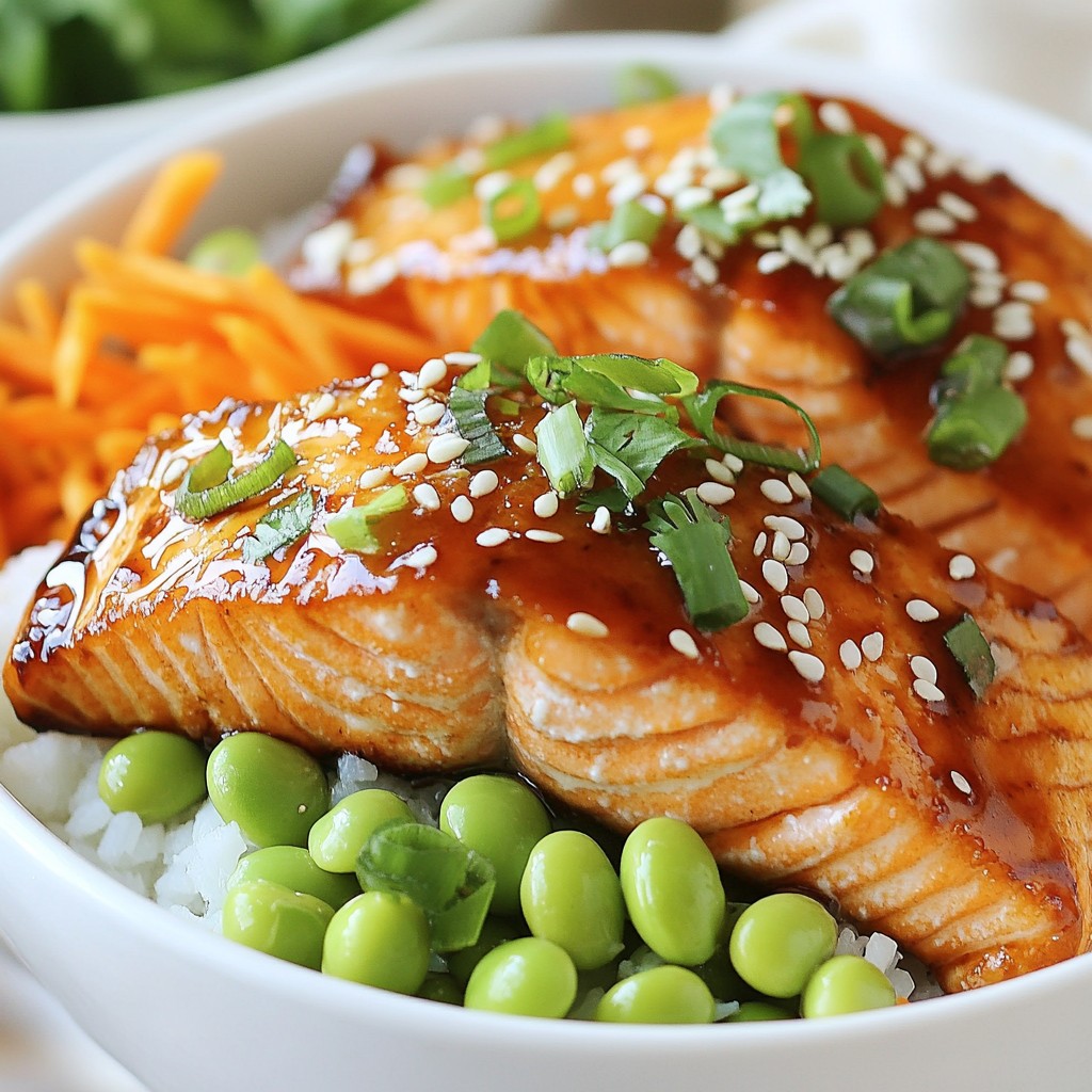 Teriyaki Salmon Rice Bowls Flavorful and Easy Meal