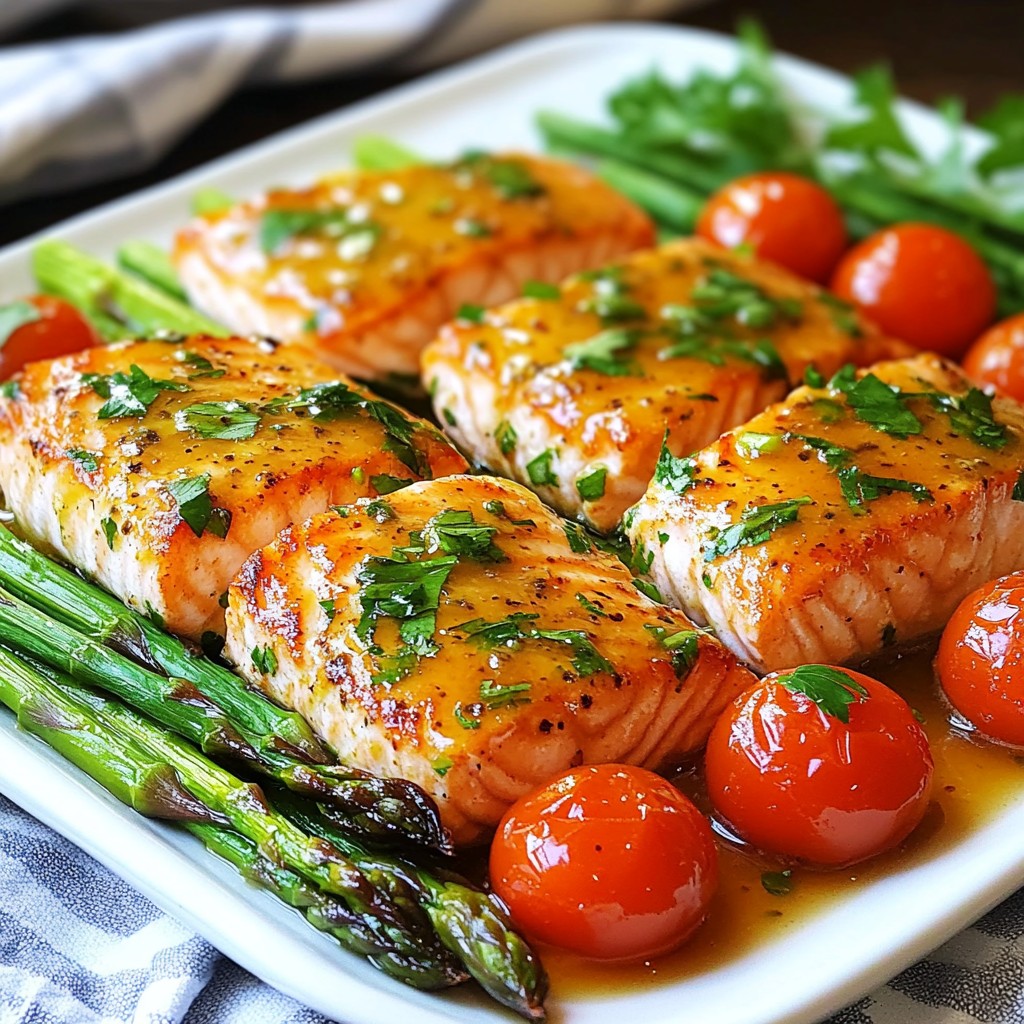Maple Glazed Salmon Sheet Pan Fresh and Easy Recipe