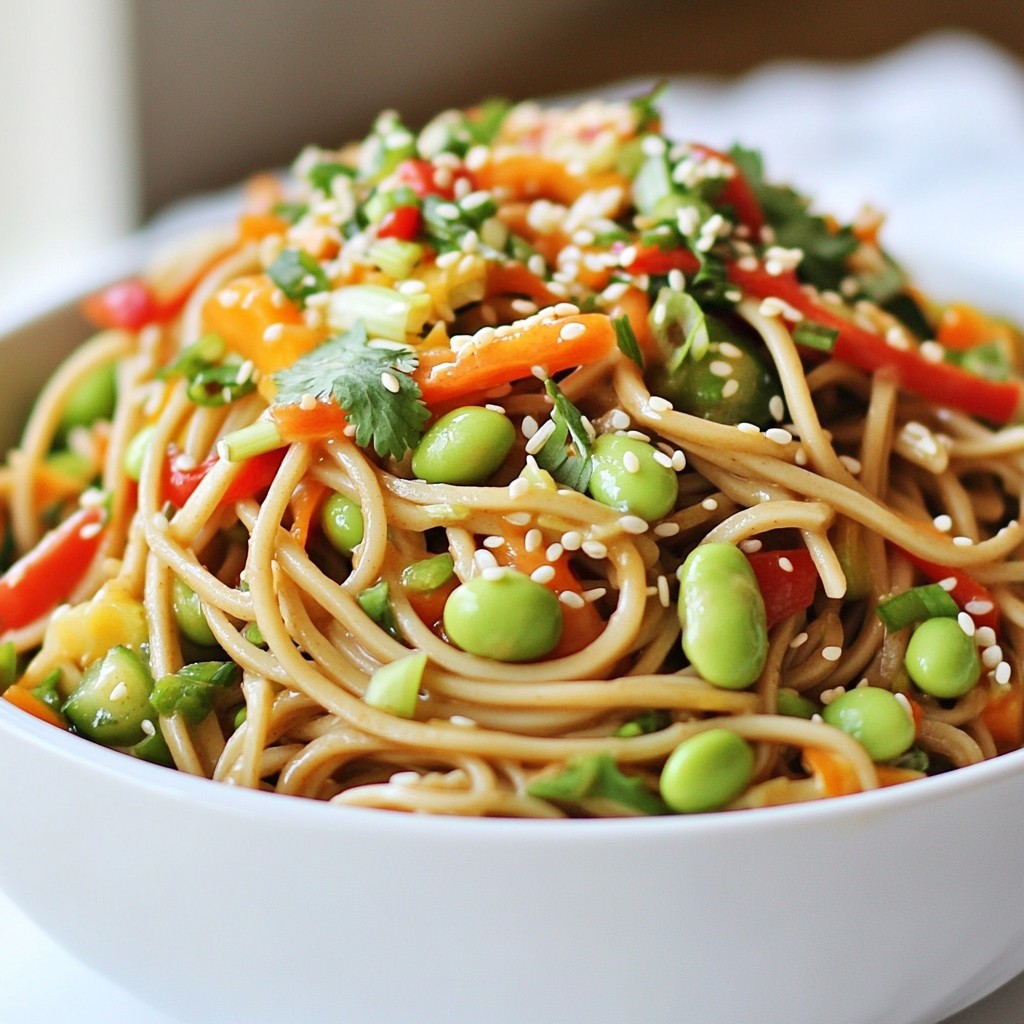 Sesame Peanut Noodle Salad Fresh and Flavorful Recipe