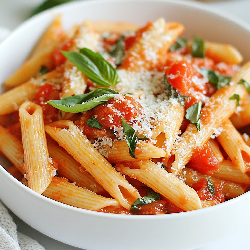 Whole Wheat Tomato and Basil Pasta Delightful Meal