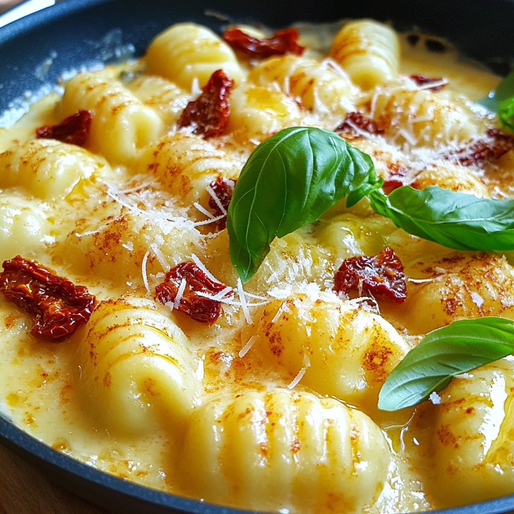 Creamy Sun-Dried Tomato Gnocchi Easy and Delicious Meal