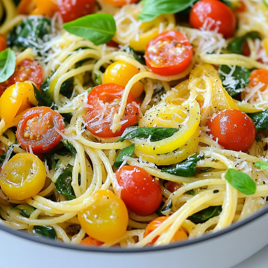 One-Pot Italian Veggie Spaghetti Delight Recipe
