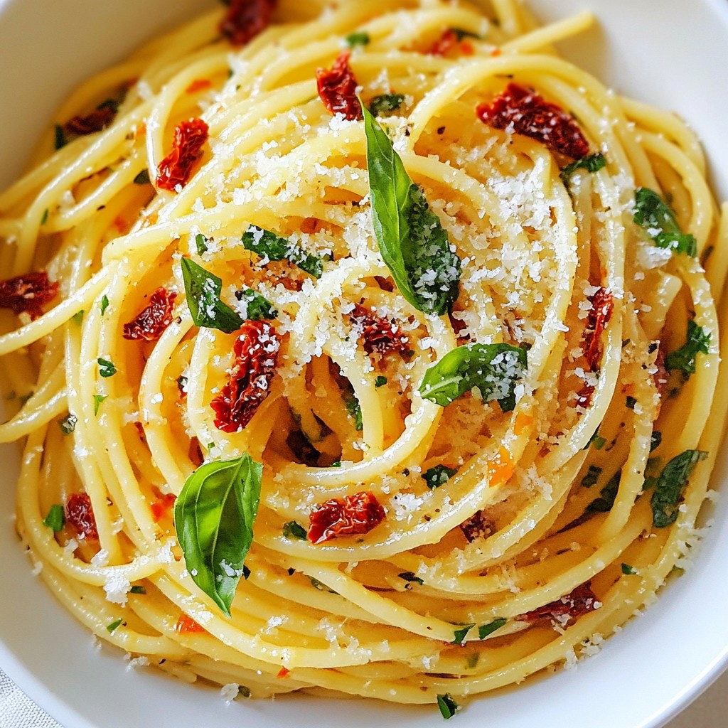 Sun Dried Tomato Basil Pasta Flavorful Dinner Delight