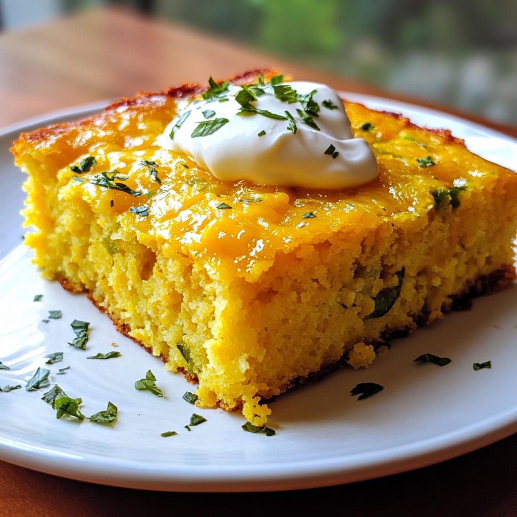 Cheddar Jalapeño Cornbread Flavorful Comfort Food