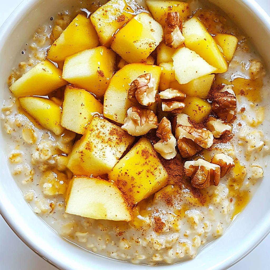Apple Pie Overnight Oats Flavorful Breakfast Treat