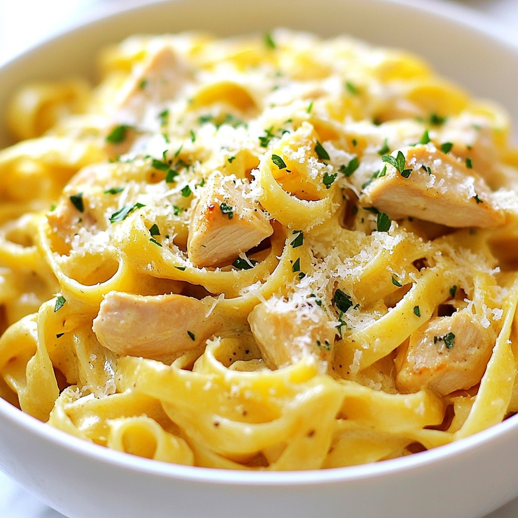 Lemon Herb Creamy Pasta with Chicken Delight Recipe
