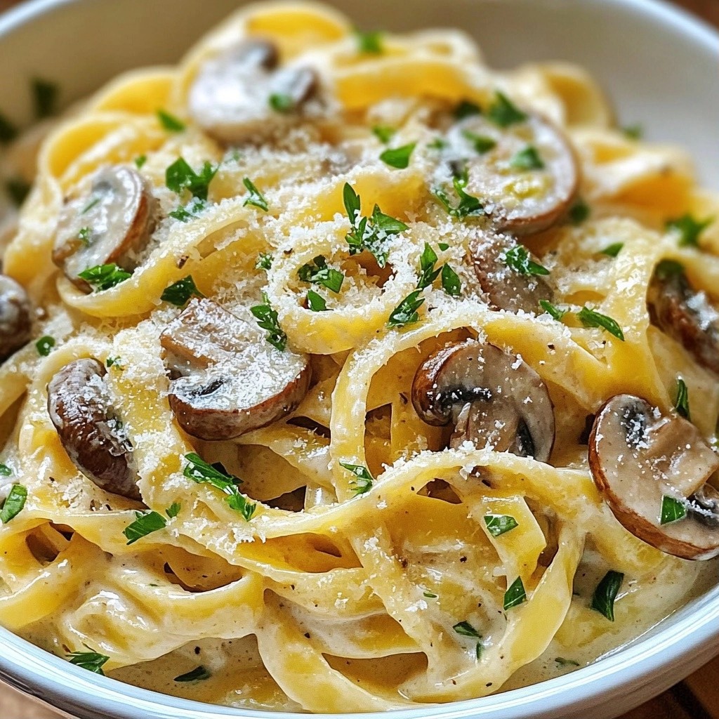 Creamy Mushroom and Asparagus Pasta Delightful Recipe