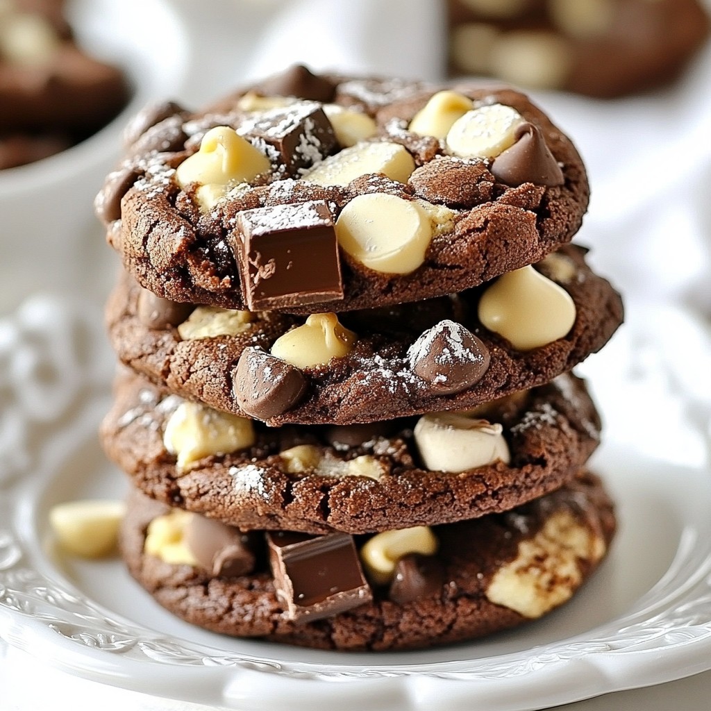 Triple Chocolate Brownie Cookies Irresistible Treat