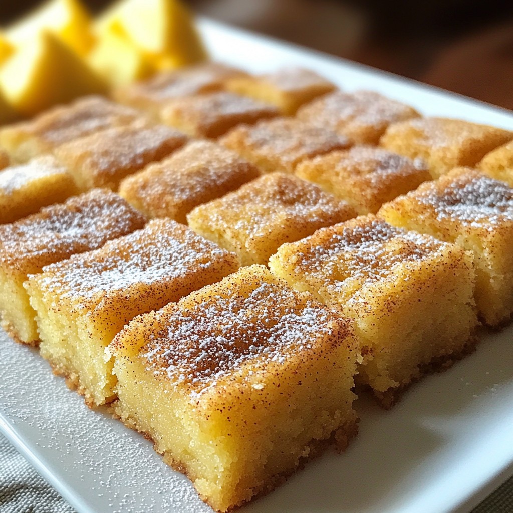 Snickerdoodle Blondies Delightful and Simple Treat