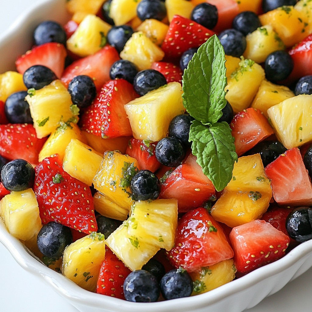 Honey Lime Fruit Salad Refreshing Summer Delight