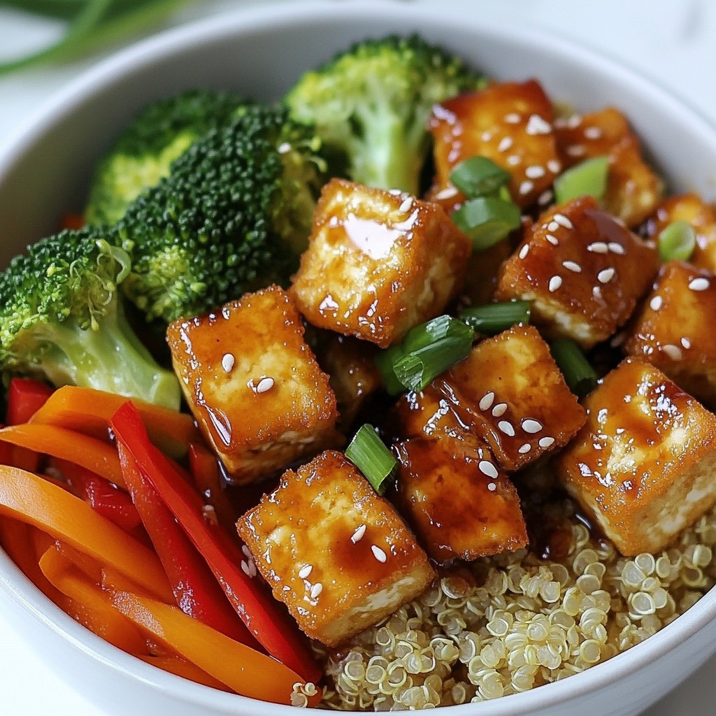 Crispy Tofu Teriyaki Bowls Flavorful and Easy Recipe