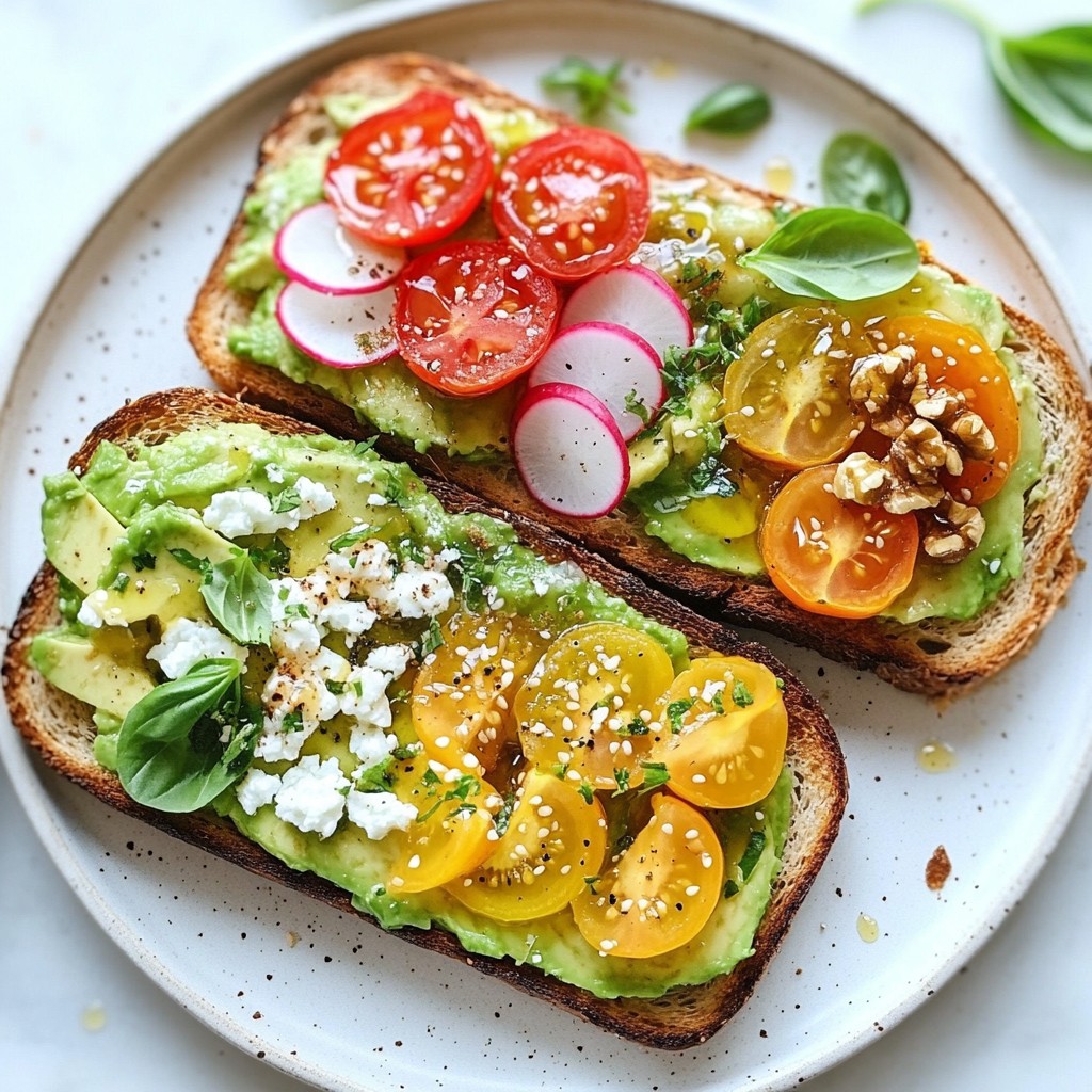 Minute Avocado Toast Trio Quick and Tasty Treat