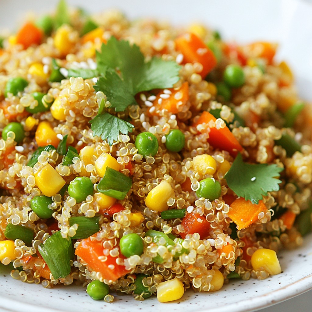 Veggie-Packed Quinoa Fried Rice Flavorful and Easy Meal