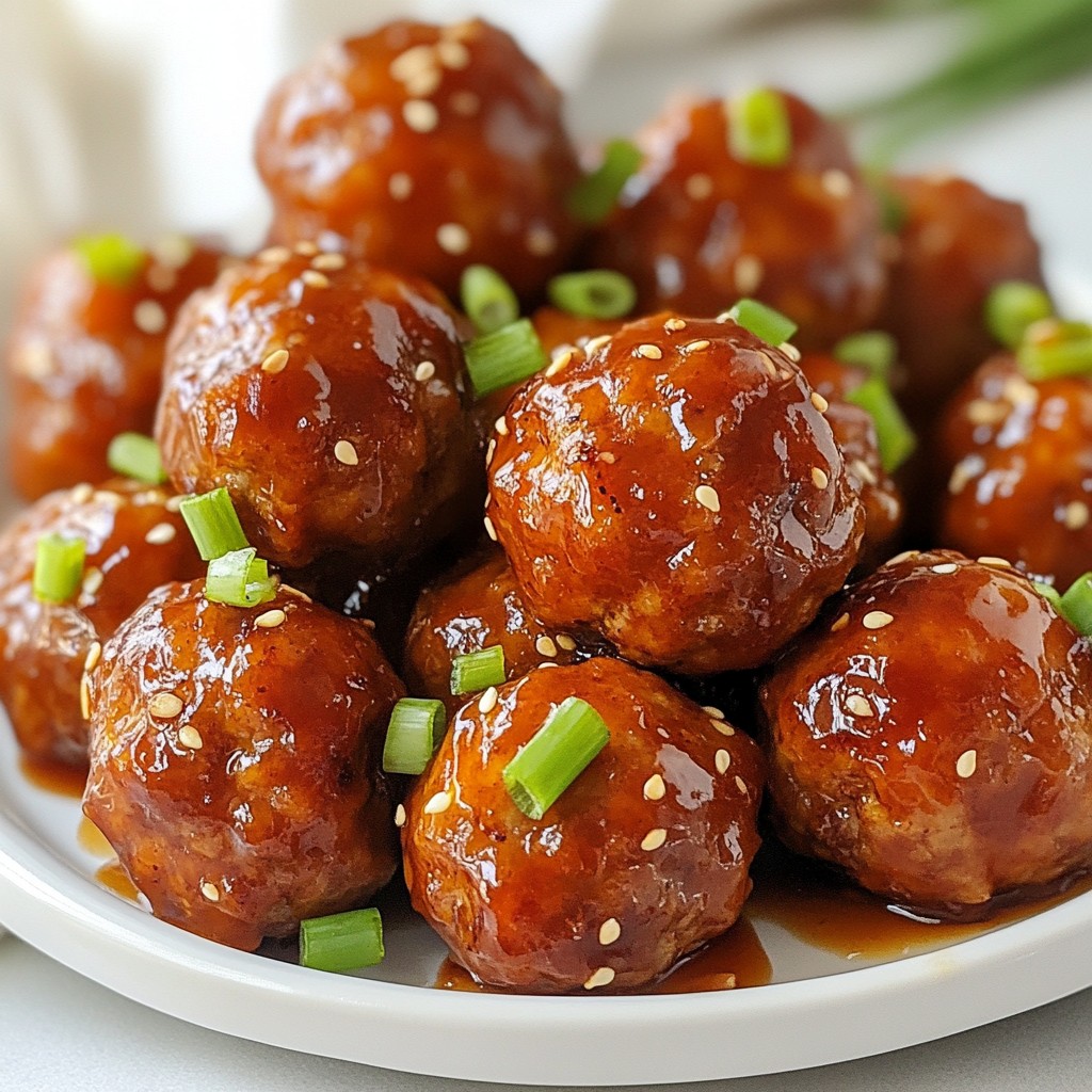 Honey Garlic Glazed Meatballs Flavorful and Easy Recipe