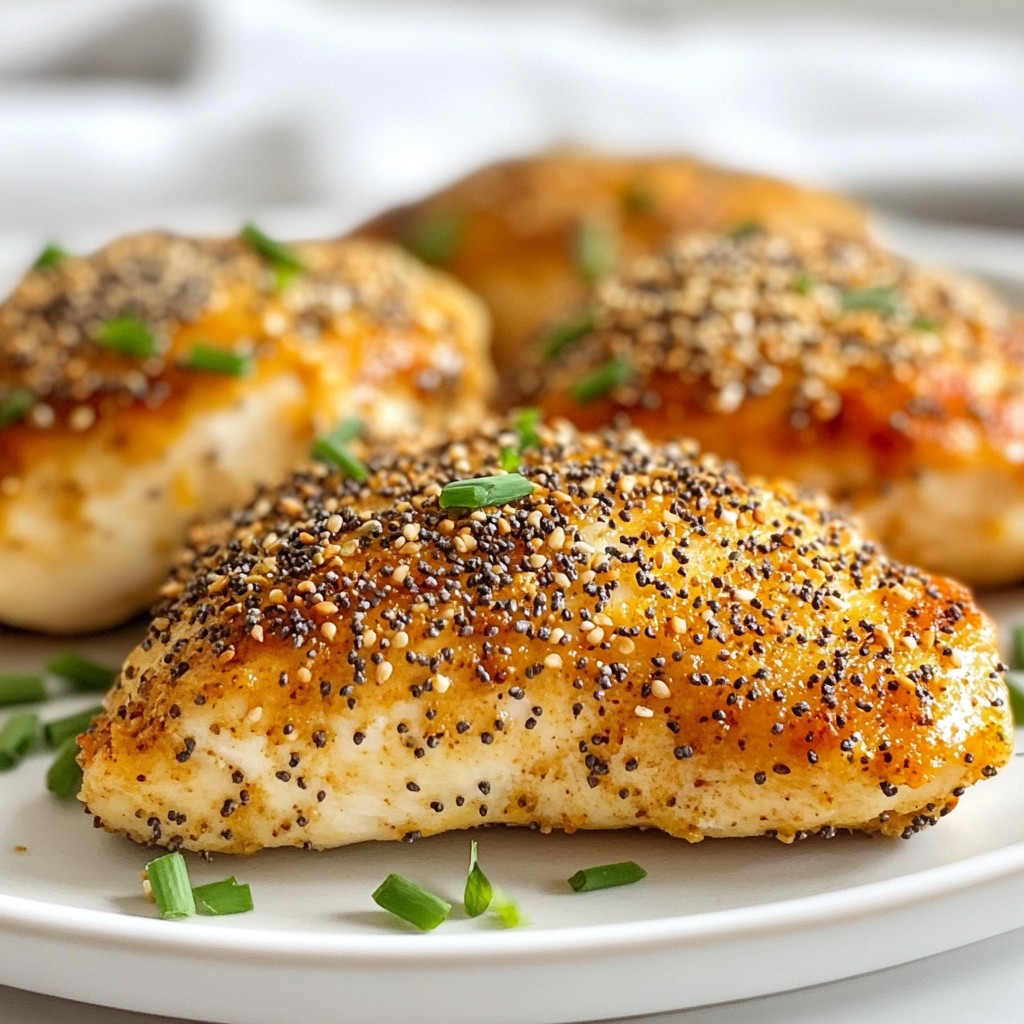 Baked Everything Bagel Chicken Flavorful and Simple Dish