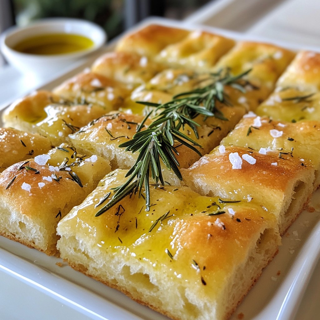 No Knead Rosemary Focaccia Easy and Flavorful Recipe