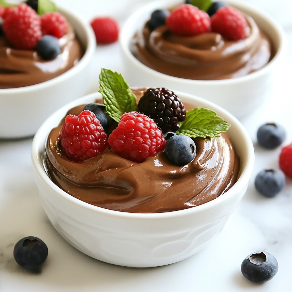 Avocado Chocolate Mousse Simple and Tasty Dessert