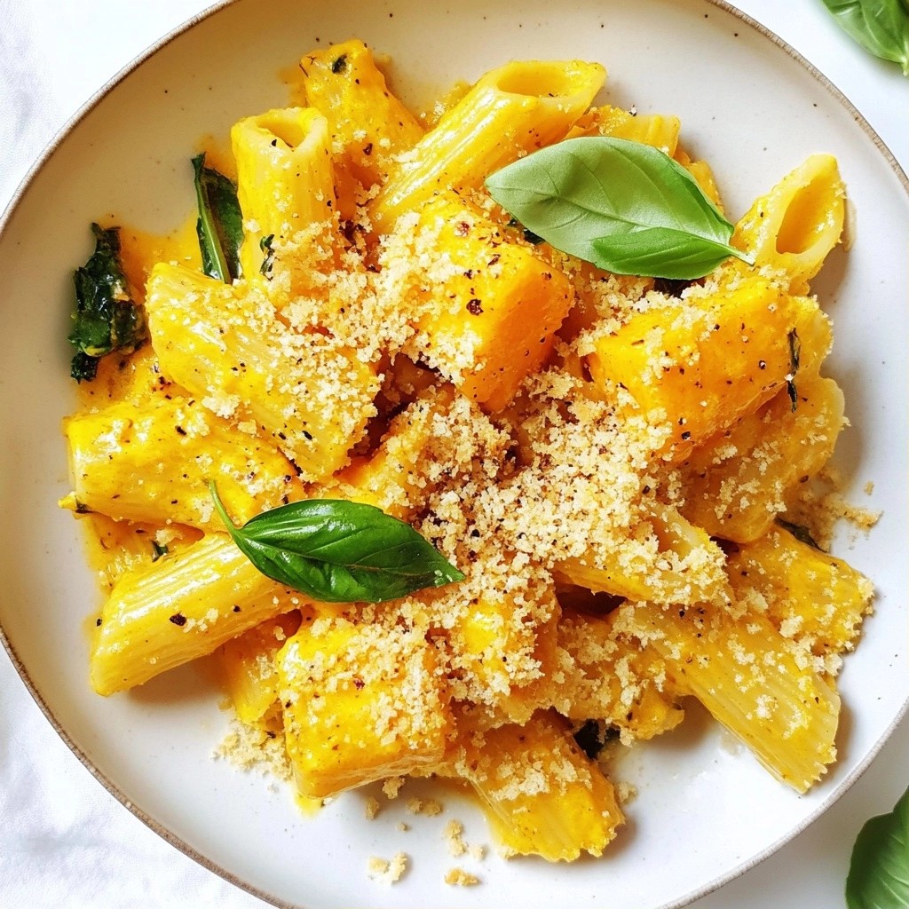 Baked Creamy Butternut Squash Pasta Delight Recipe