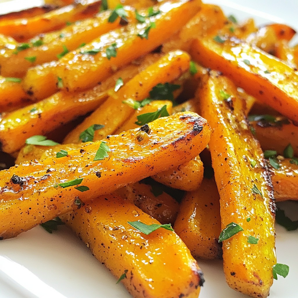 Maple Glazed Carrot Fries Healthy Flavorful Snack