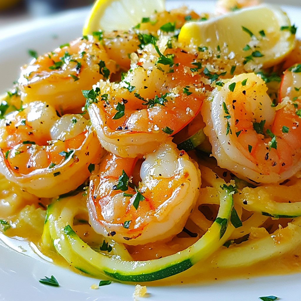 Flavorful Shrimp Scampi Zoodles Quick and Easy Recipe