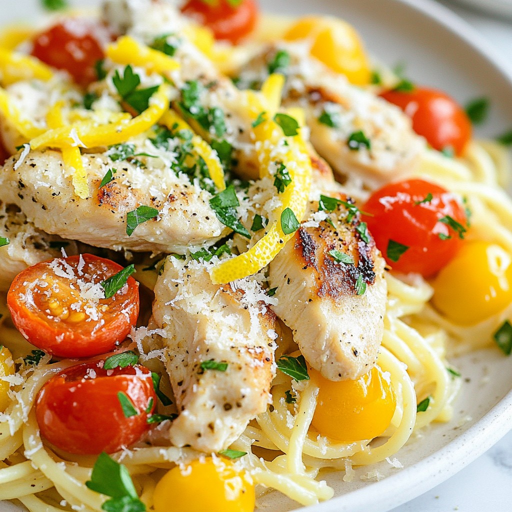 Quick Lemon Garlic Chicken Pasta Flavorful and Easy Dish